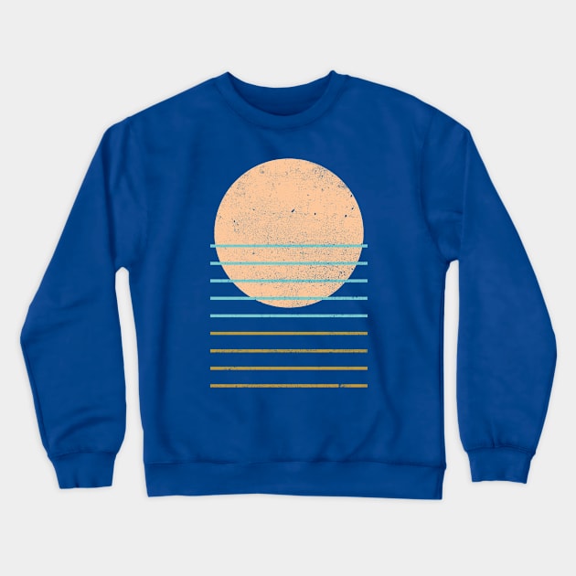 Retro Sunset Crewneck Sweatshirt by Vanphirst